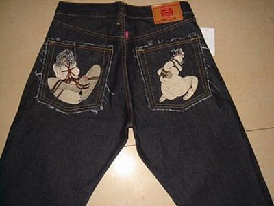 Red monkey Jeans